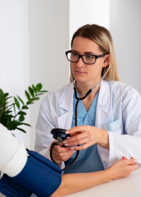 Doctor discussing treatment plan with patient
